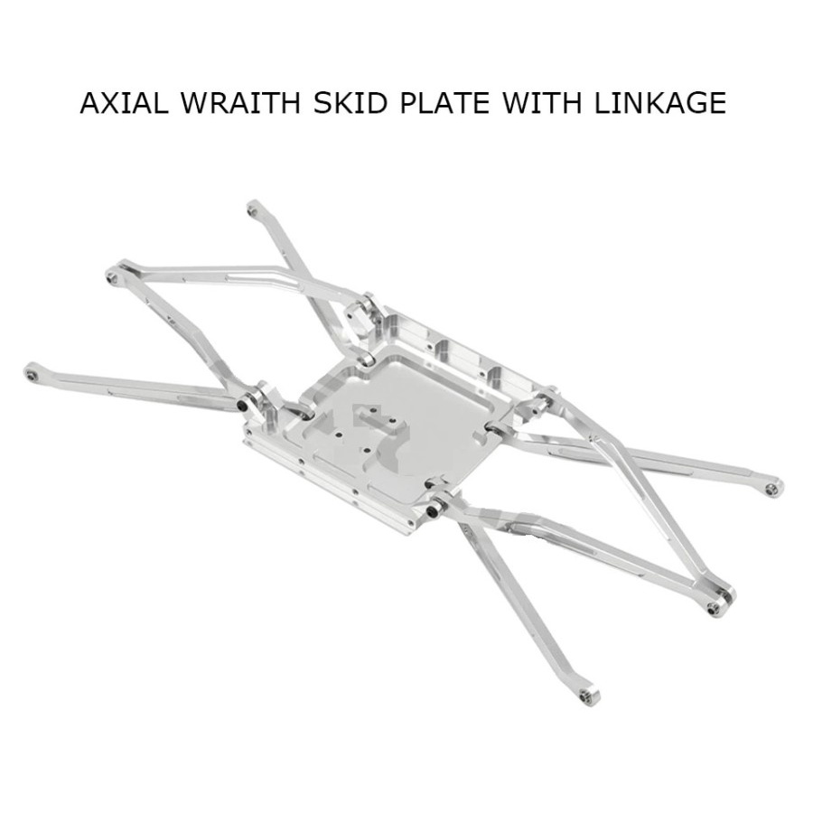 Metal Alloy Link Skid plate Skidplate 1/10 Axial Wraith Crawler rc car