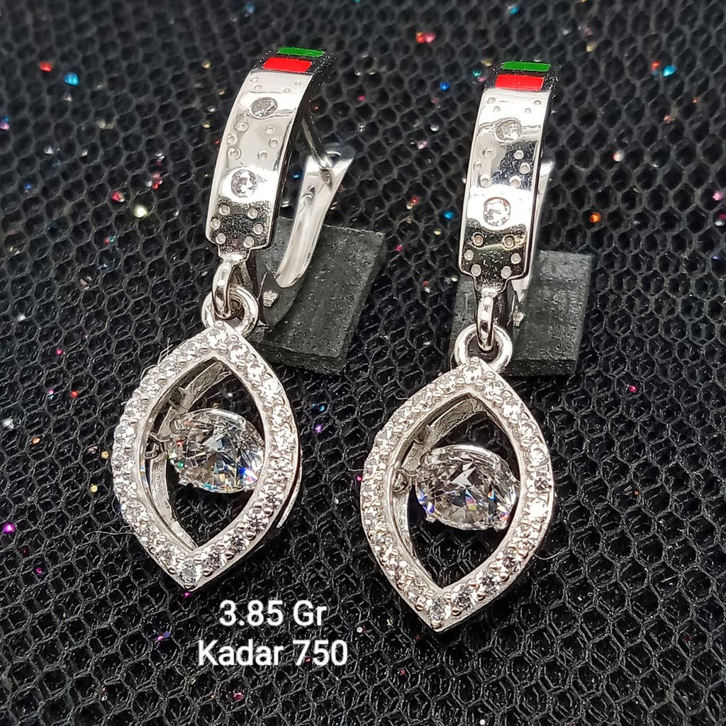 New Anting Emas 17K - 3.85 gr Kadar 750 - 1636