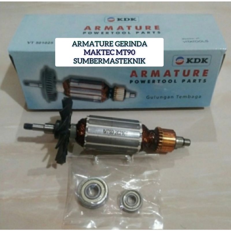 ARMATURE MAKTEC MT90 ARMATUR ANGKER MESIN GERINDA MAKTEC MT 90