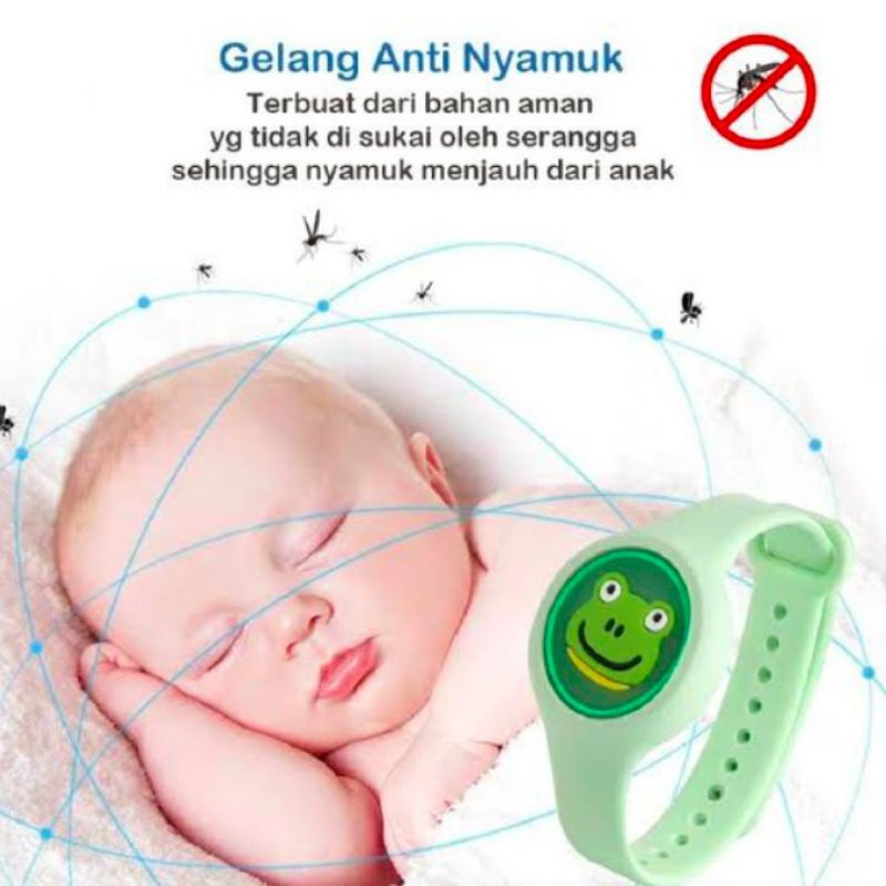 Gelang anti nyamuk anak bayi jam tangan anti nyamuk merk bikit jam anti nyamuk bayi