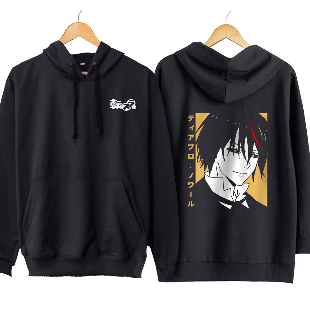 Jaket hoodie jumper anime DIABLO NOIR - TENSEI SHITARA SLIME DATTA KEN material cotton fleece