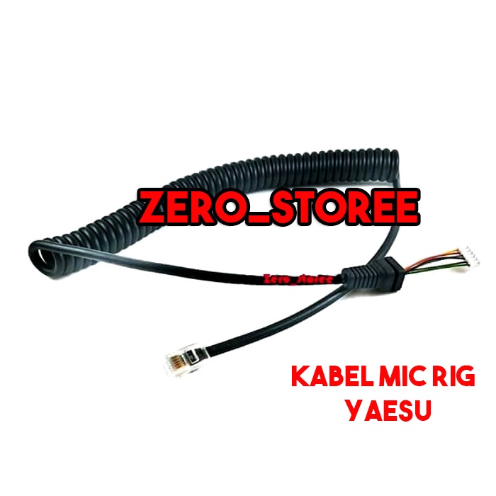 Kabel Mic YAesu Kabel MIG Yaesu Spiral yaesu MIK Kabel Mic FT2900 Yaesu Spiral Ft 2900 Ft1900 Ft2800 Ft7800R MH48 FT2980 2900 2980 Microphone RIG Mikrophone Mikrofon YAESU Cable MH-48 Kabel Cable