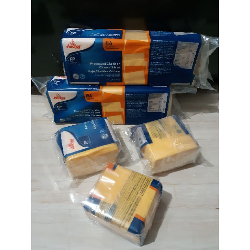 

keju burger anchor cheddar cheese slice melt anchor leleh orange / red repack 28lembar / anchor slice burger repack 28 lembar