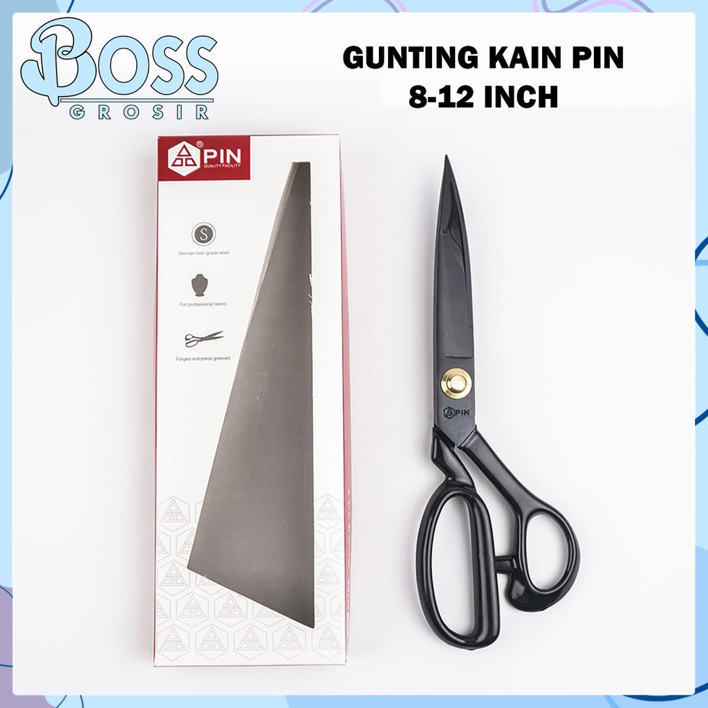 

GUNTING KAIN PIN 8" 9" 10" 12" LENGKAP
