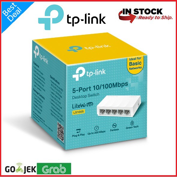 LS1005 TP-Link 5-Port 10/100Mbps Desktop Network Switch