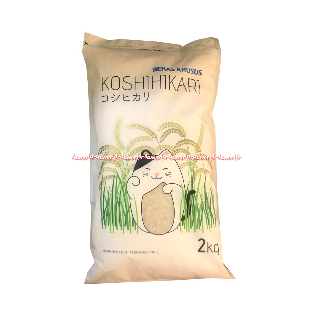 Beras Khusus Koshihikari Beras Jepang 2Kg Beras Berkualitas Super