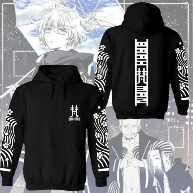 Jaket Jumbo Sweater Anime Tokyo Revengers Brahman Hoodie KawaragiSenju