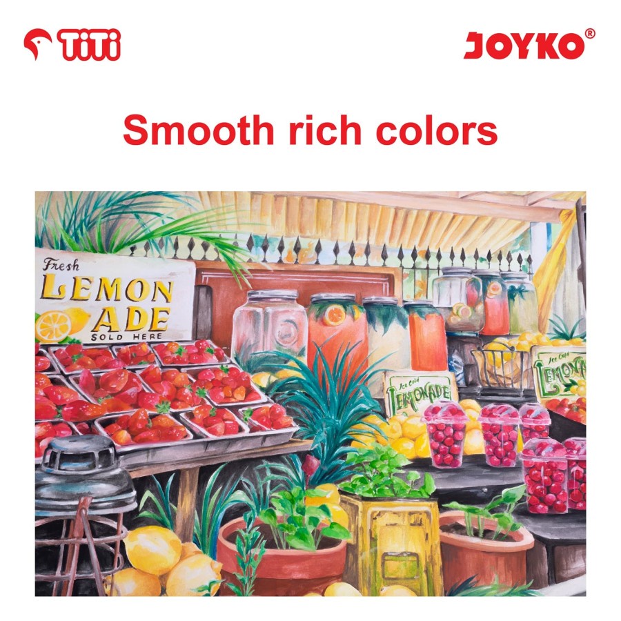 

Poster Color Cat Poster JOYKO TiTi POC-10ml-12 per set 12 Warna