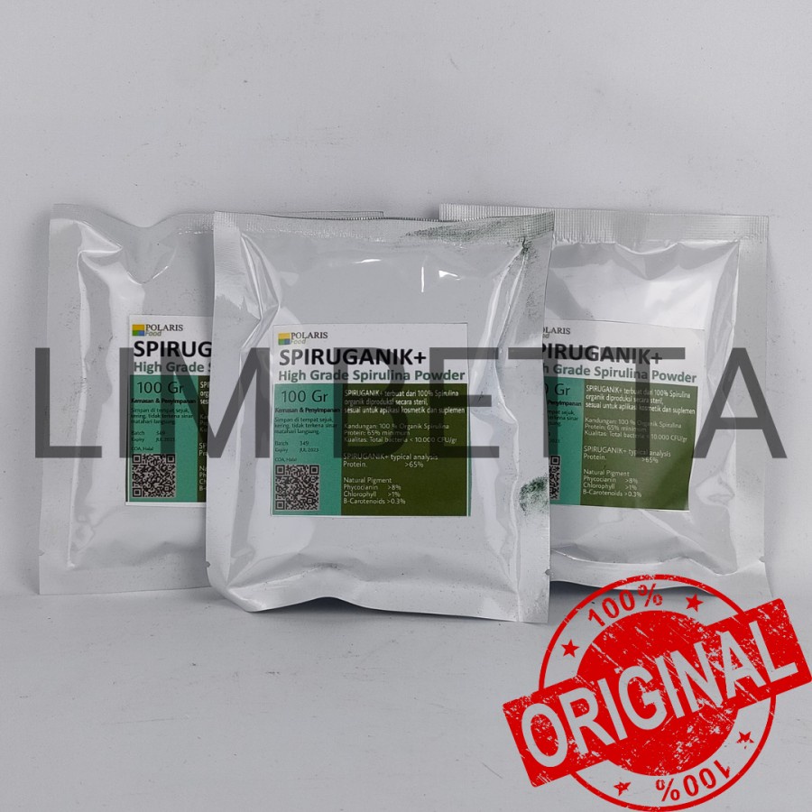 (100 Gr) SPIRUGANIK + 100 GRAM / SPIRULINA SPIRUGANIK +