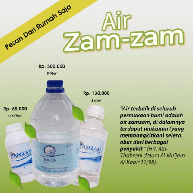 Air Zam Zam 5 Liter Shopee Indonesia