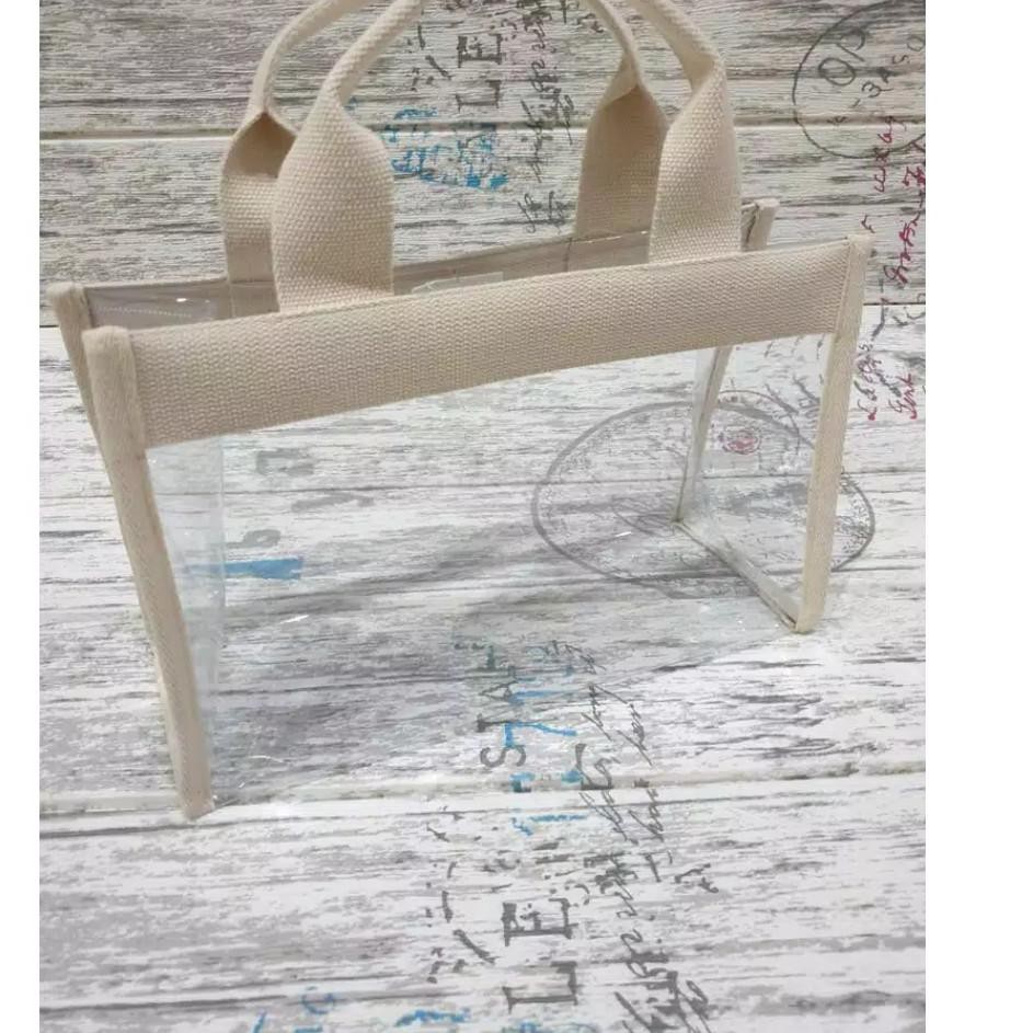 

Ready HTRKB Tas Tote Mika Polos Goodie Bag Hampers Cream 049 Readystock