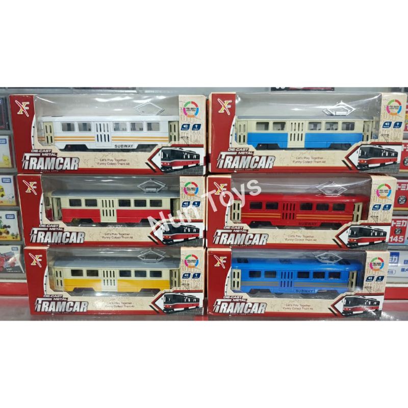 Diecast Metal Tramcar Bus Way