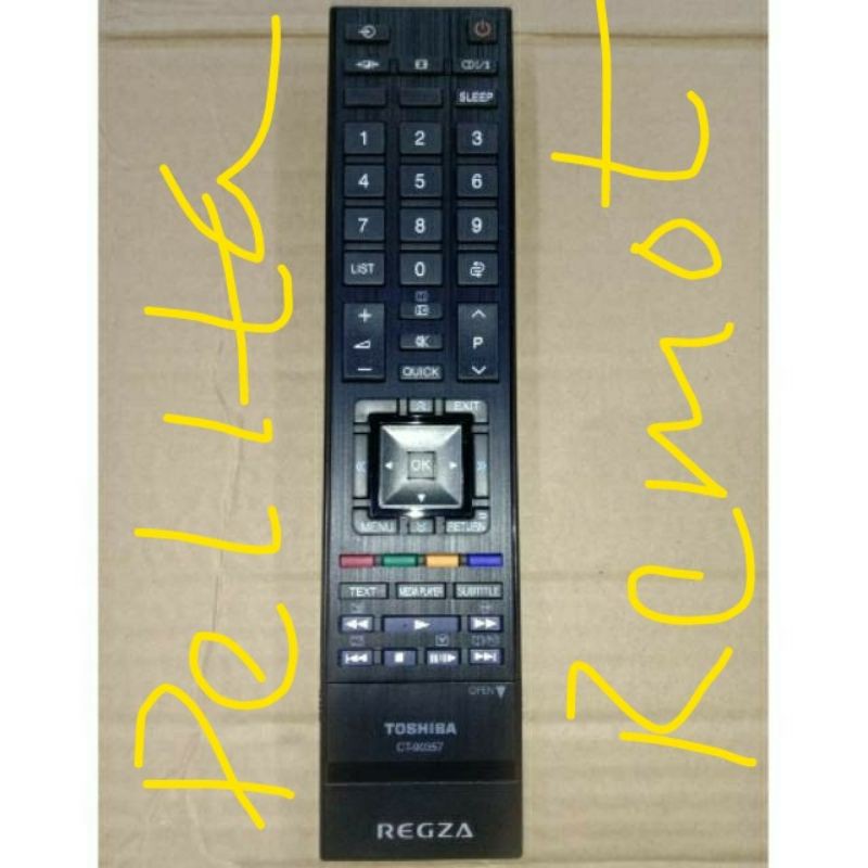 remot tv Toshiba REGZA LCD LED original terlengkap