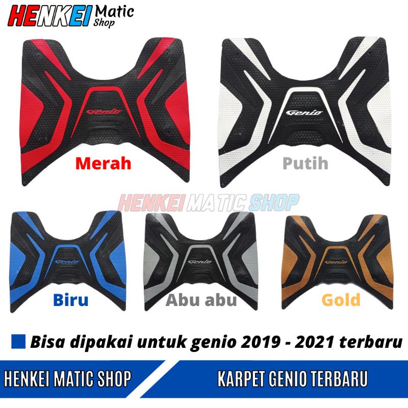 Monster Karpet Genio 2021 - Keset Motor Genio  - Alas Kaki Motor Genio 2021 2020