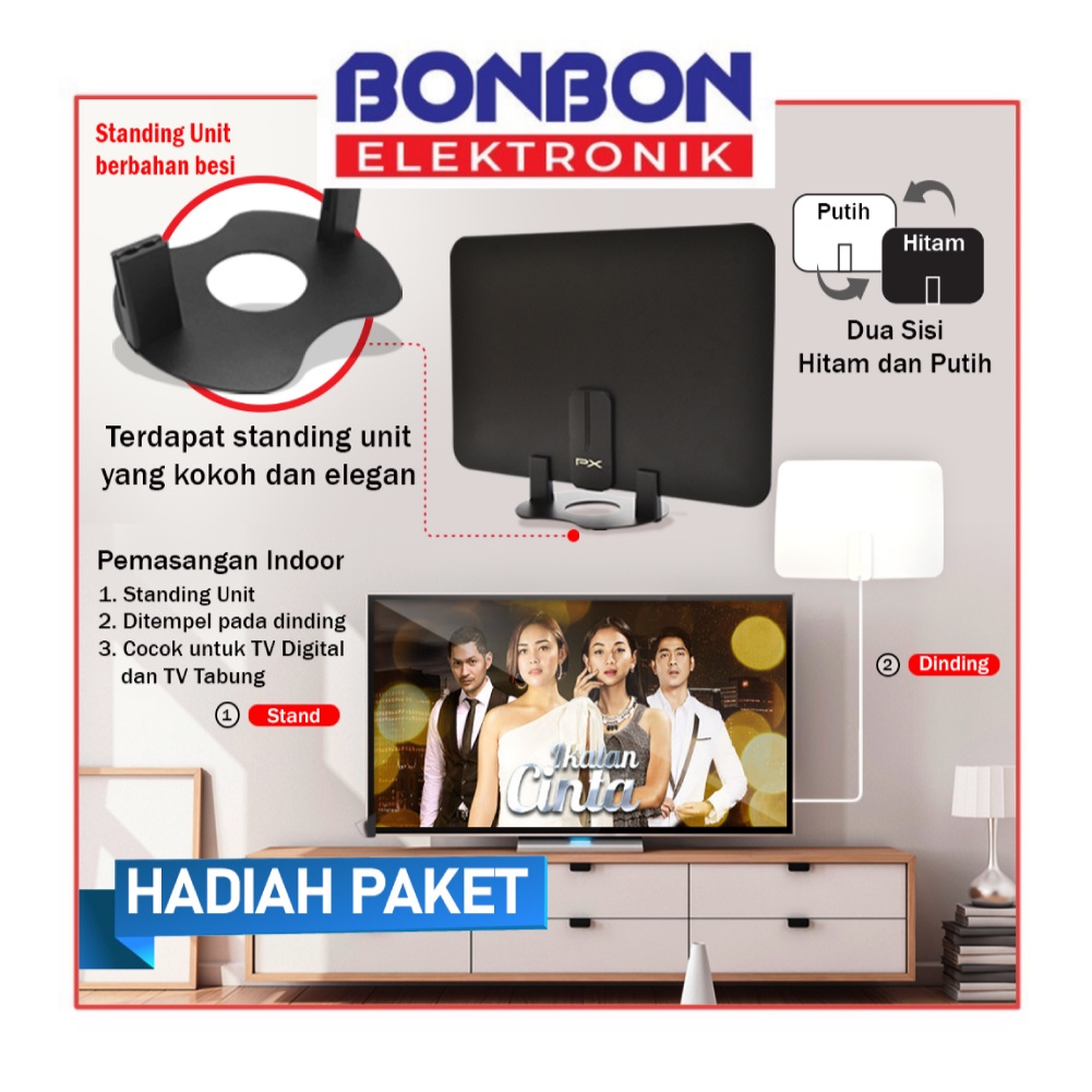 Bundling Sharp Set Top Box STB-DD001i + Antena Digital PX UDA-3000A