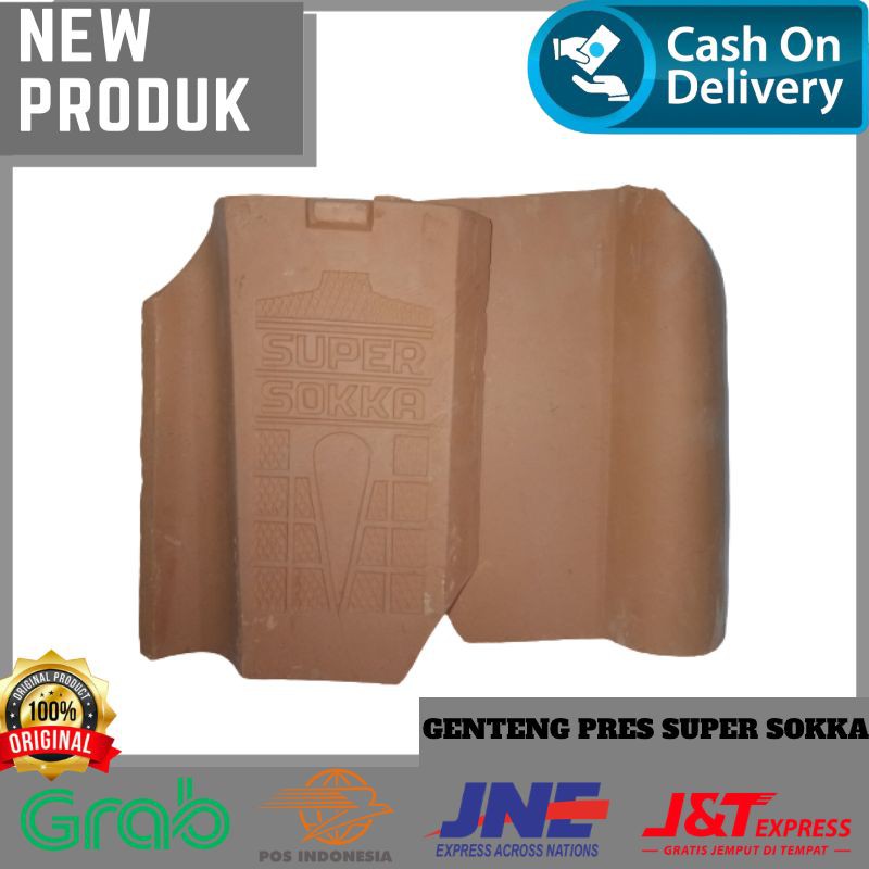 Genteng Pres Tanah Liat SUPER permukaan halus