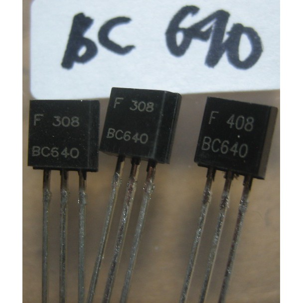 Transistor BC640 PNP High Current Audio Transistor VCES 100Vdc My Blog