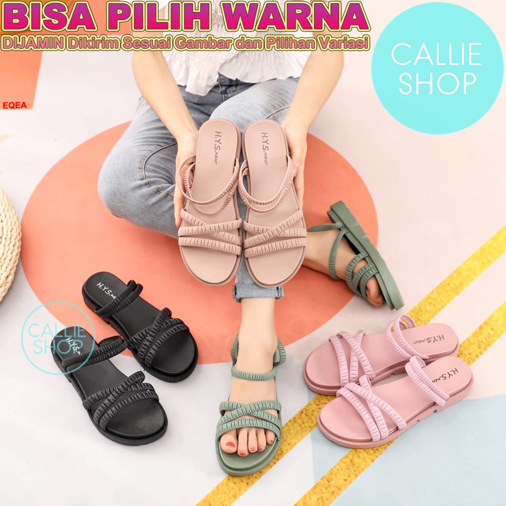 Sandal Wanita Tali 2 Silang HYS 1806-10 SL2KRTX