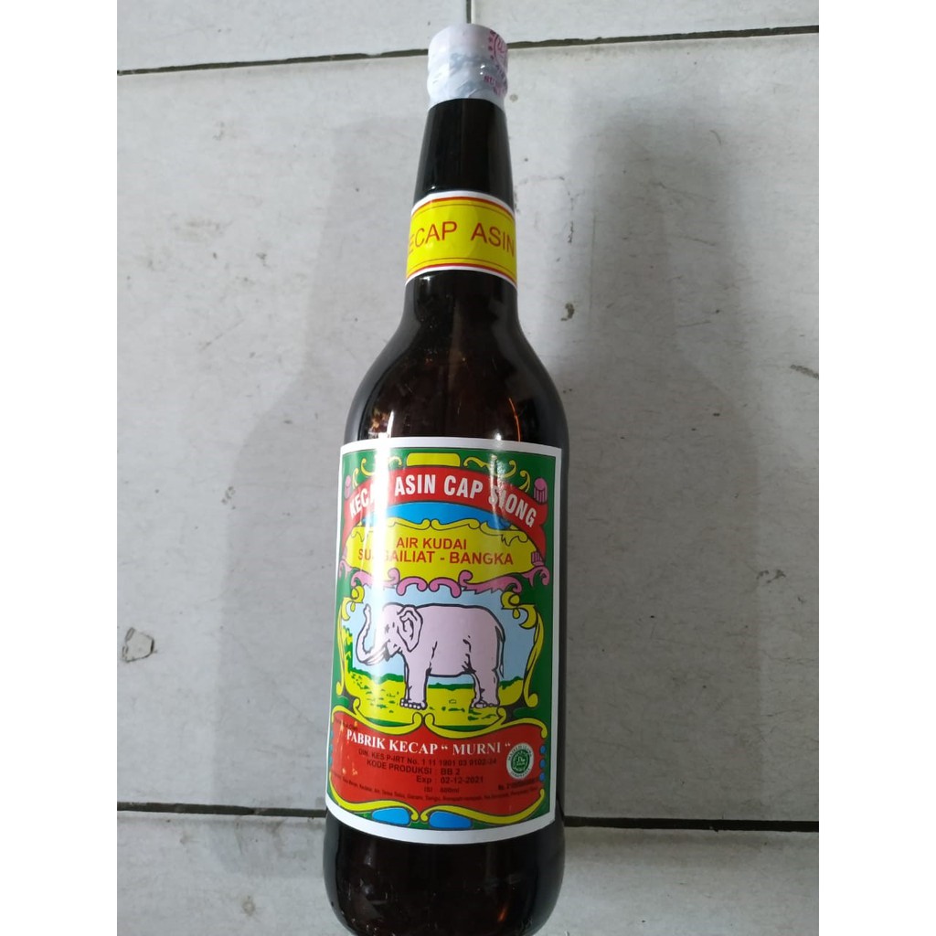 KECAP ASIN GAJAH / SIONG ASLI BANGKA 600 ML