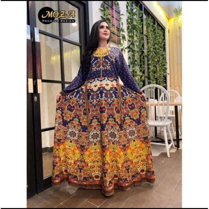 Gamis Umbrella Moza Kaftan Dress