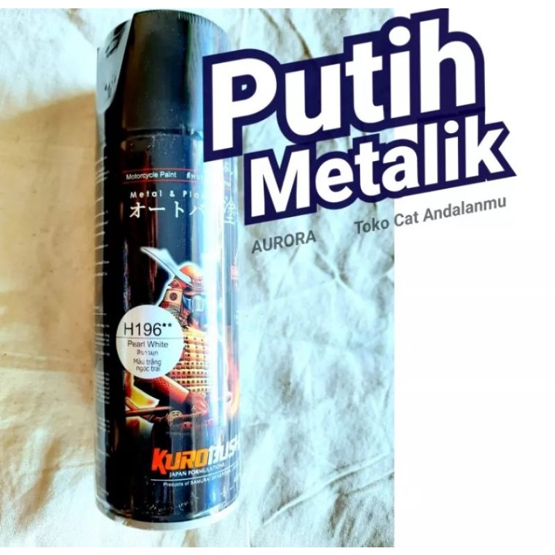 Pilox Samurai Pearl White H196 Putih Metalik Cat Mobil Motor Tahan Bensin Samurey Kurobushi paint 40