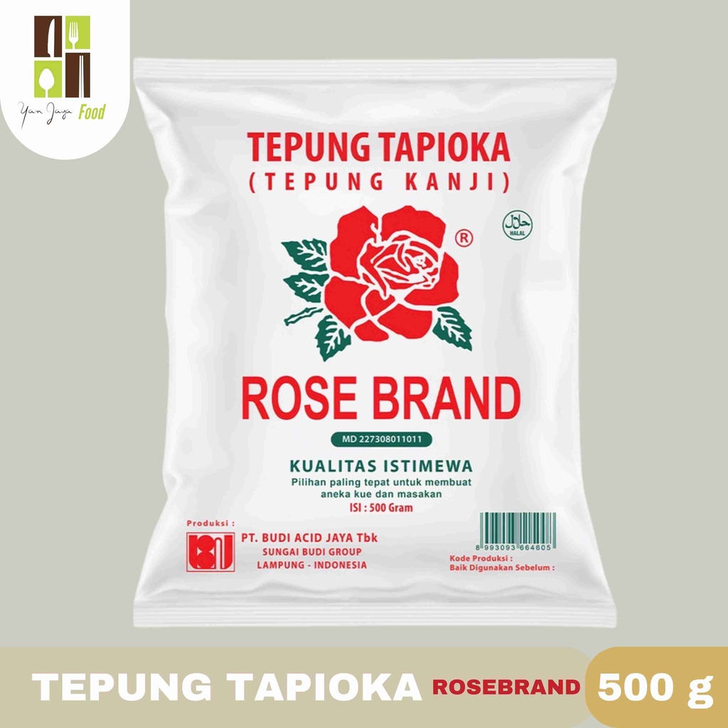 TEPUNG TAPIOKA ROSE BRAND 500GR