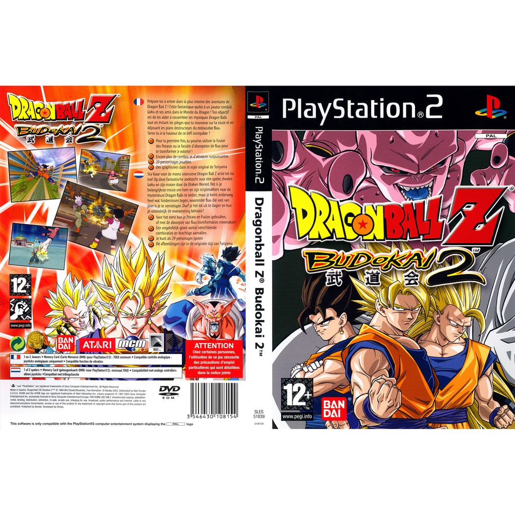 Kaset PS2 Dragon Ball Z Budokai 2