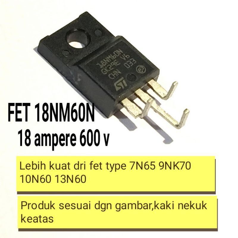 FET F21NM60N pengganti utk 7N60 7N65 9NK70 10N60 13N60