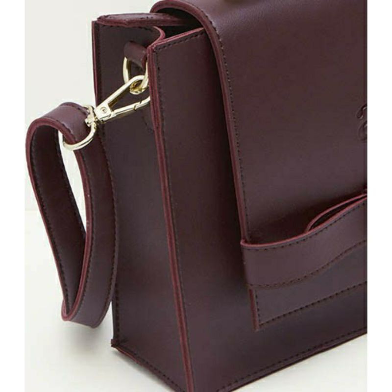 [ ORIGINAL ] Tas Arric Enders Aralt Burgundy Bag Sophie Martin Paris