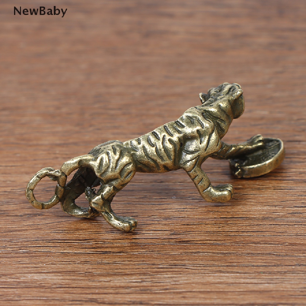 NewBaby Tiger Chinese Zodiac 2022 New Year Brass Tiger Year of The Tiger Home Decor ID