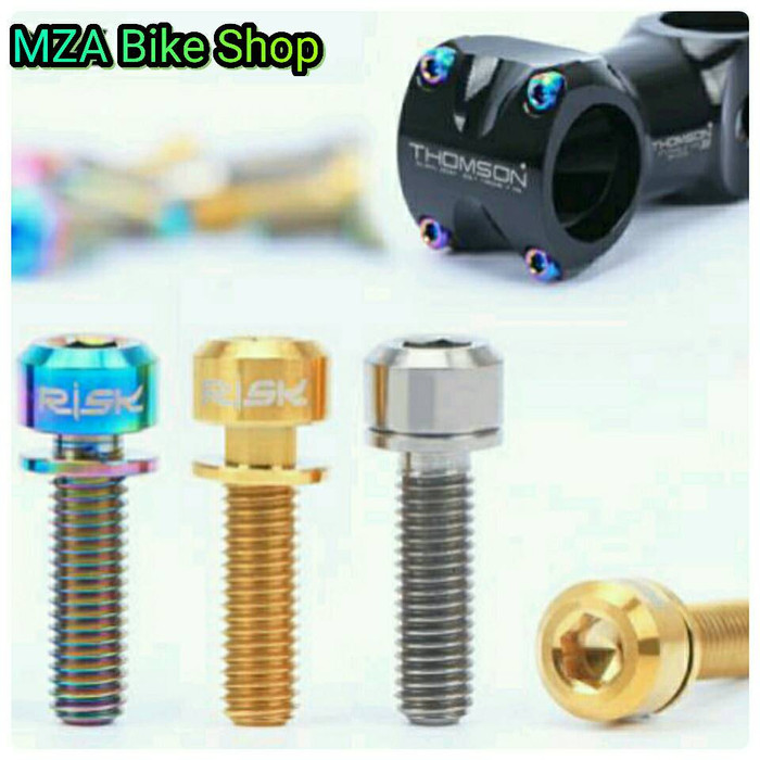 BAUT STEM TITANIUM - TITANIUM BOLT STEM - BAUT STEM SEPEDA