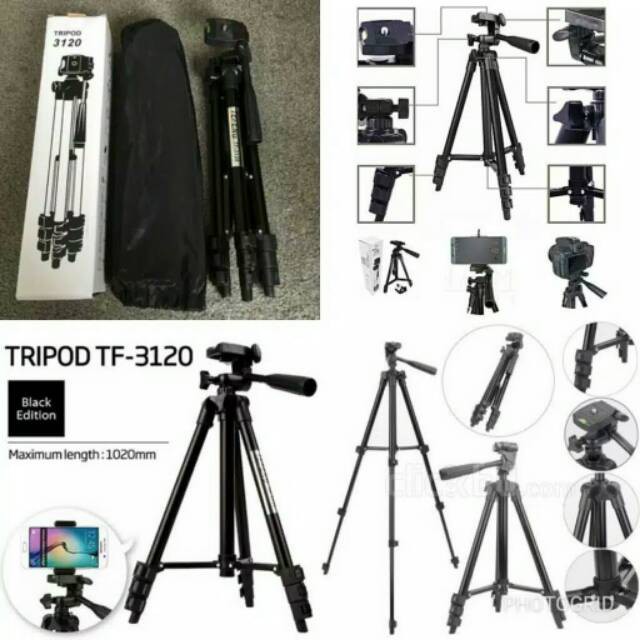 Weifeng Tripod 3110 white-Tripod HP dan Kamera Universal