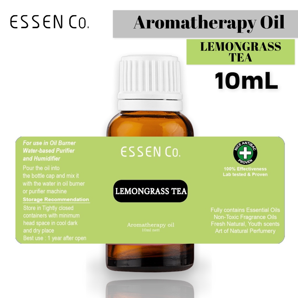 Essen Co Lemongrass Tea Essential Oil Aromatherapy Pengharum Pewangi Ruangan Aromaterapi 10ml