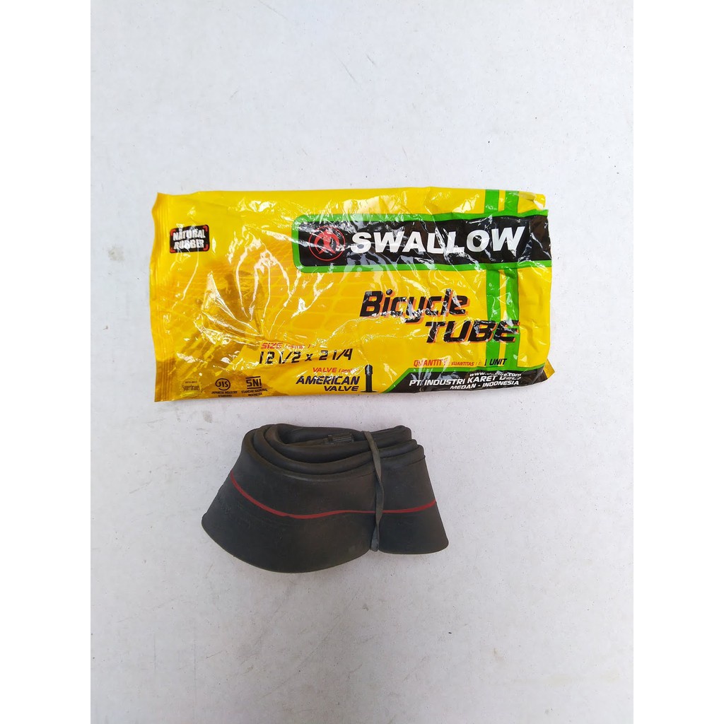 BAN DALAM SEPEDA UKURAN 12 SWALLOW ORIGINAL