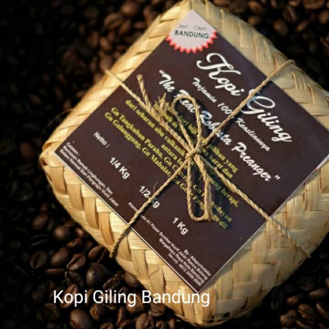 

Kopi robusta java preanger ( biji kopi / bubuk) kopi gilling bandung