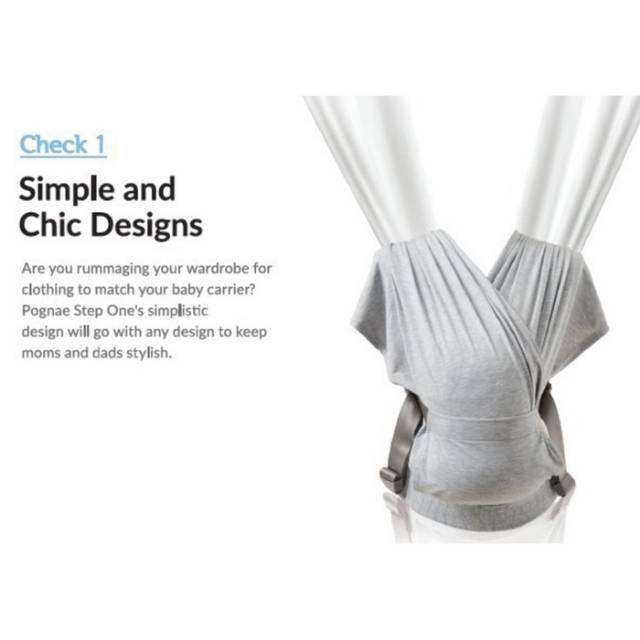 Pognae Step One Mesh - Gendongan Bayi