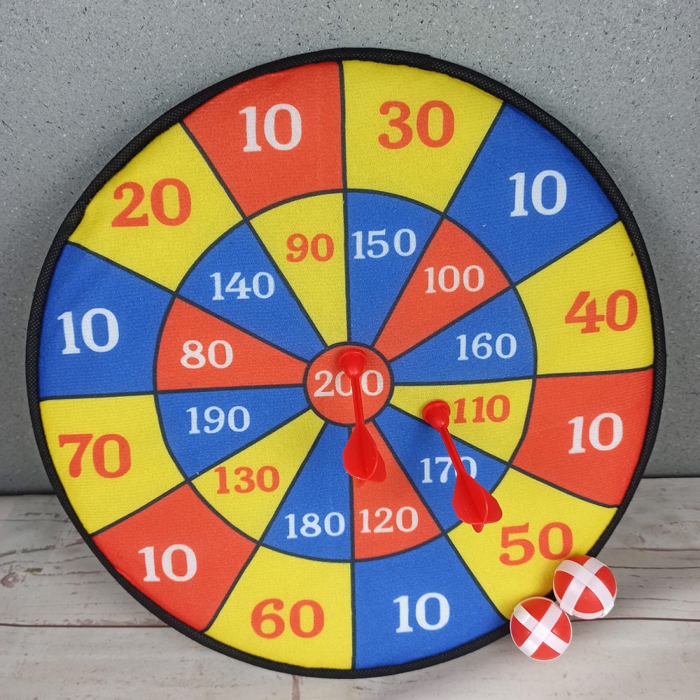 Papan Dart Velcro 36 CM Board Game Permainan ketangkasan