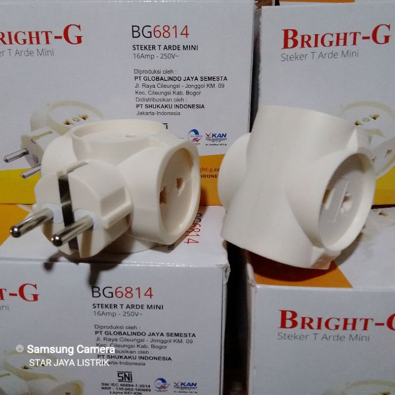 T Arde Semi 4 Lubang Bright-G BG 6814