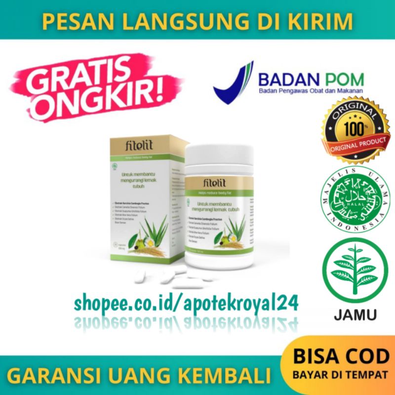 FITELIT ORIGINAL OBAT PELANGSING BADAN AMAN BPOM