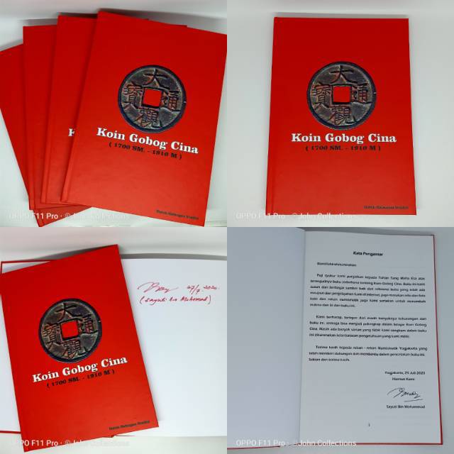 Buku Koin Gobog Cina Hard Cover, China Cash Money, Chinese Coin Book, Katalog Uang Koin Gobog Cina