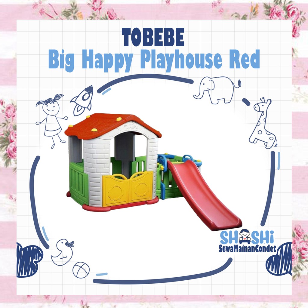 Sewa Tobebe Big Happy Playhouse Red