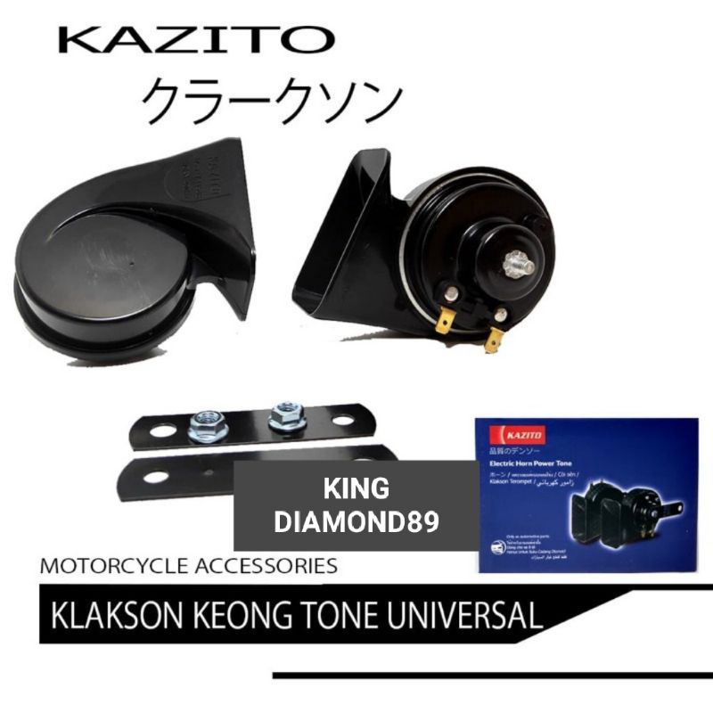 Klakson keong Tone klakson Kazito keong waterproof suara mobil 12v Bisa Buat motor &amp; 100%Original