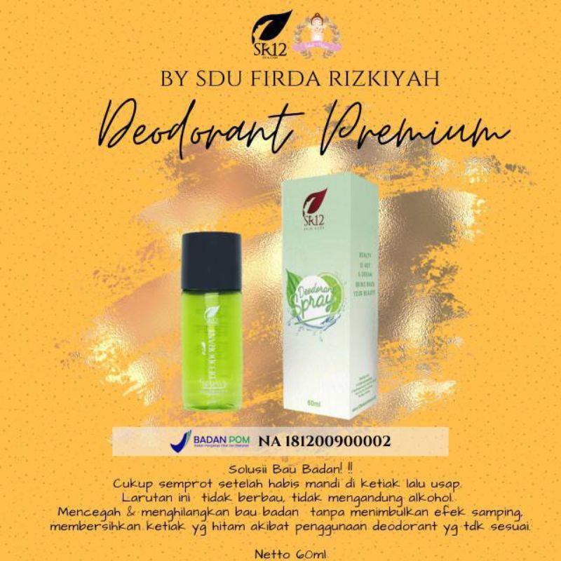 Jual SR12 DEODORANT SPRAY SR12 DEODORANT PREMIUM HERBAL/ALAMI