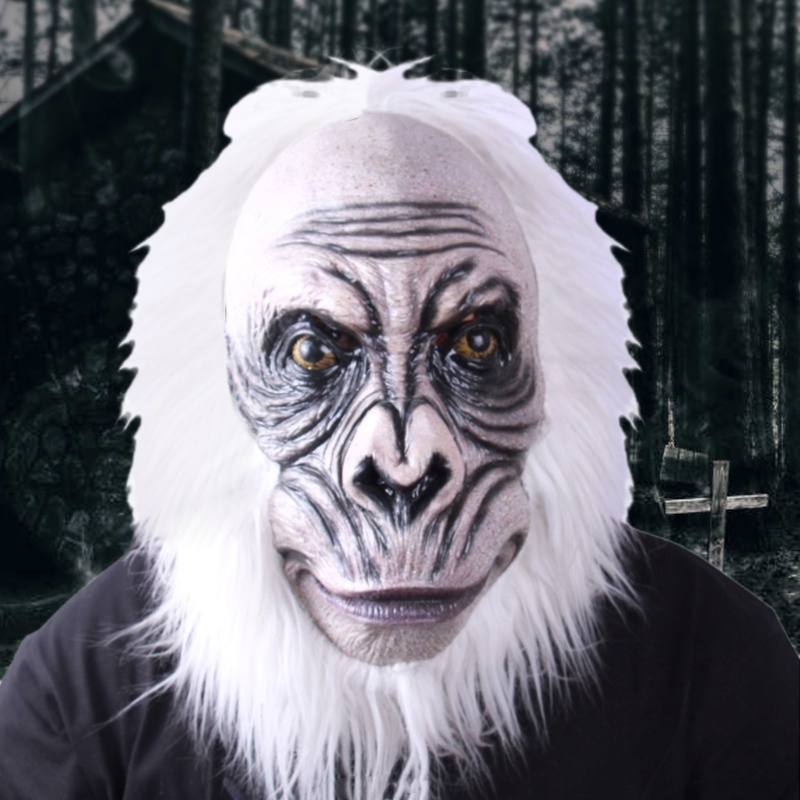 Zzz Mainan Kepala Monyet Gorilla Bahan Latex Untuk Kostum Halloween