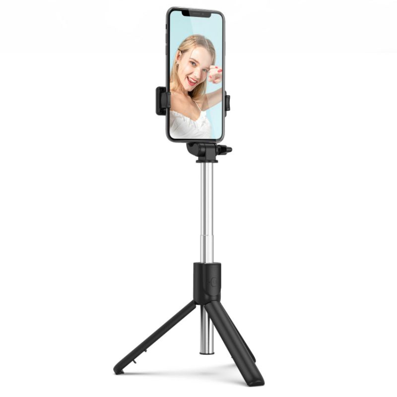 tongsis macaroon 3in1 remote selfie stick tripod 360° tongsis tripod tomsis bluetooth tripod R1