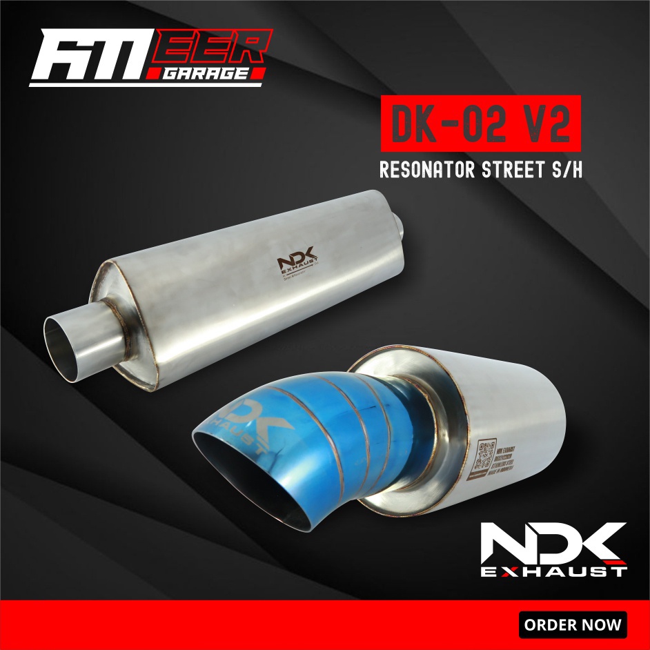 Knalpot Mobil Racing NDK Exhaust DK-02 V2 + Street