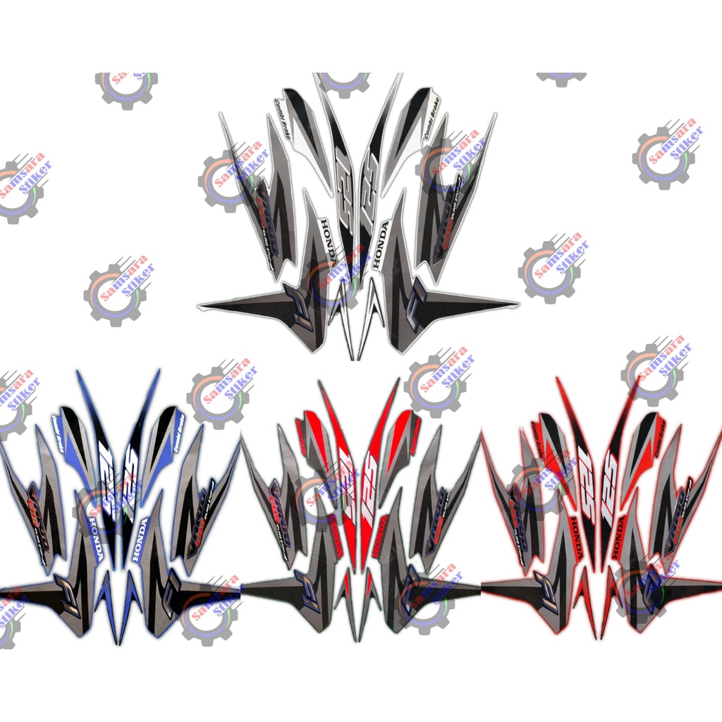 Stiker Striping Motor Honda Vario Cbs 125 Fi 2013 Iss