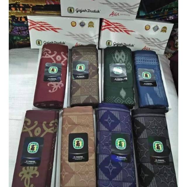 Sarung Gajah Duduk Asia Kembang // Kain Sarung Gajah Duduk