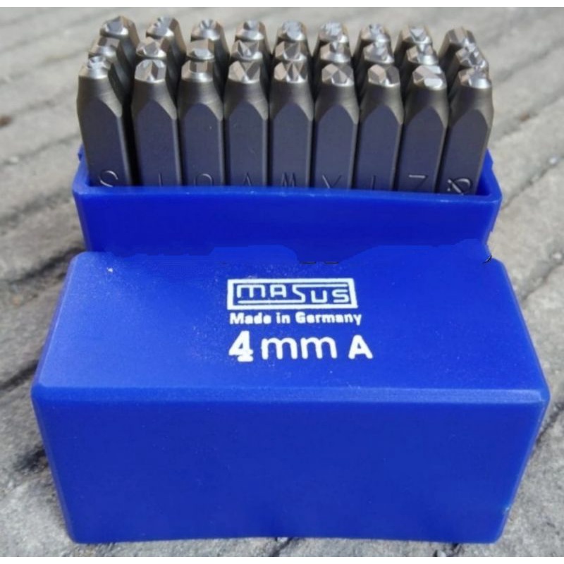 

Huruf Ketok MASUS 4 mm Stamp Punch Letter A - Z Made In Germany