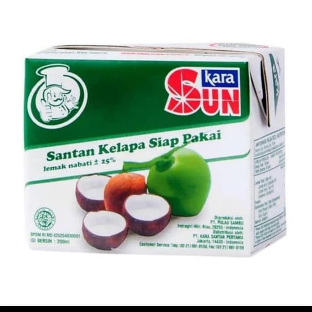 

Sun Kara Santan Kelapa 200 ml